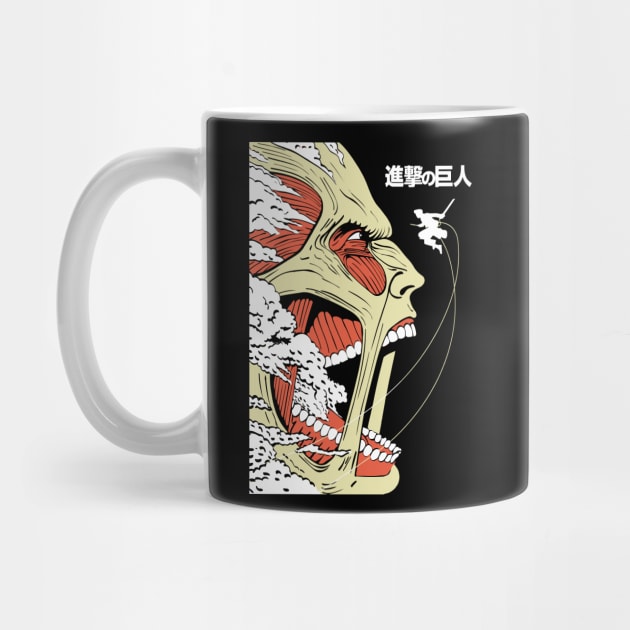 Attack on Titan Colossal Titan Artwork by Otaku Vibes